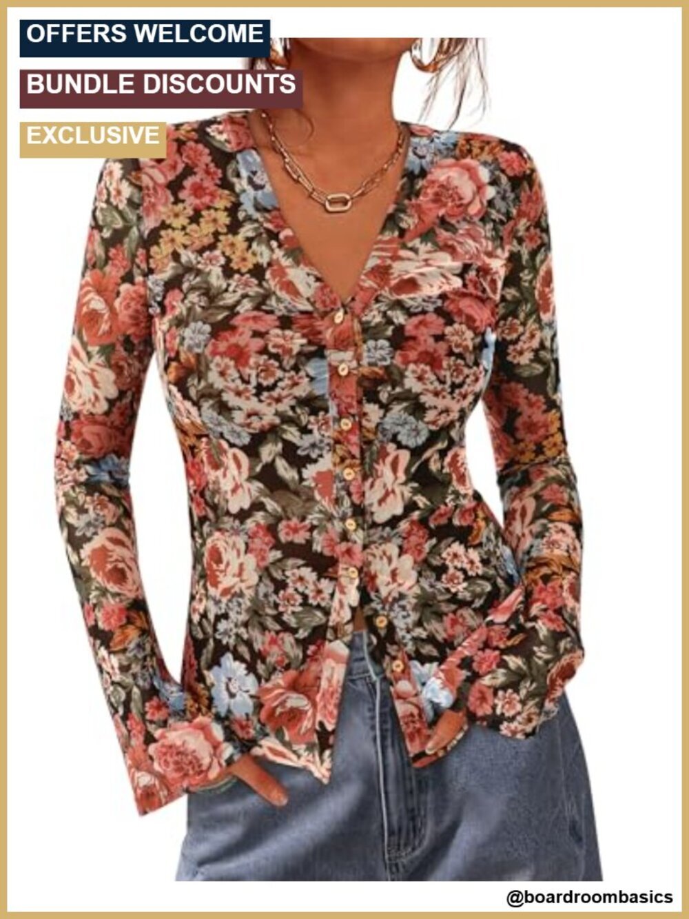 Sheer Long Sleeve Button Down Blouse, Slim Fitted Ruched Mesh Top, Boho Tunic